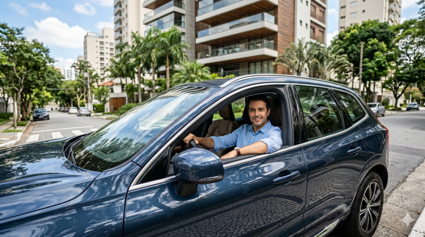 Cliente recebendo atendimento para seguro auto